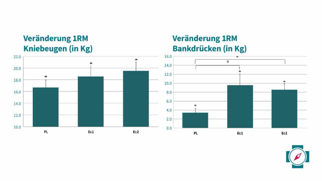 Ecdysteron Wirkung auf Muskeln am Beispiel Kniebeugen