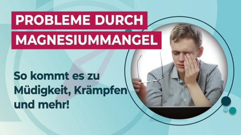 Probleme durch Magnesiummangel