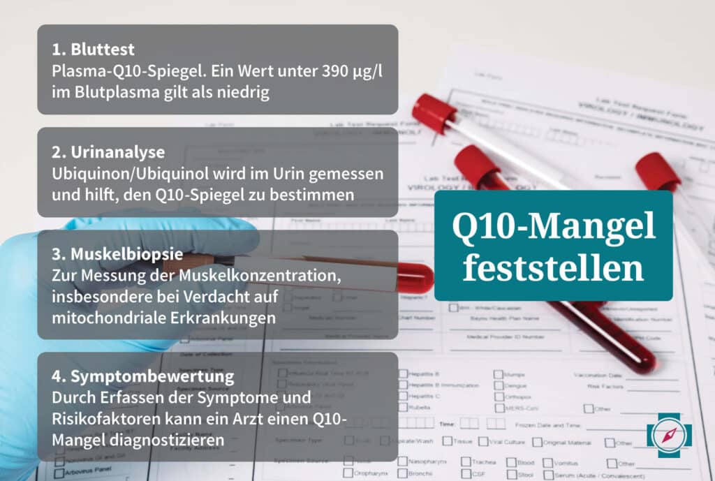 Q10-Mangel feststellen