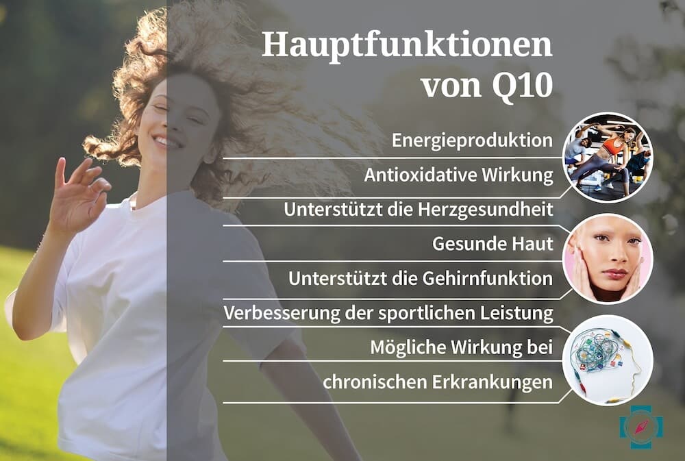 Q10 Wirkung auf die Psyche - Hauptfunktionen